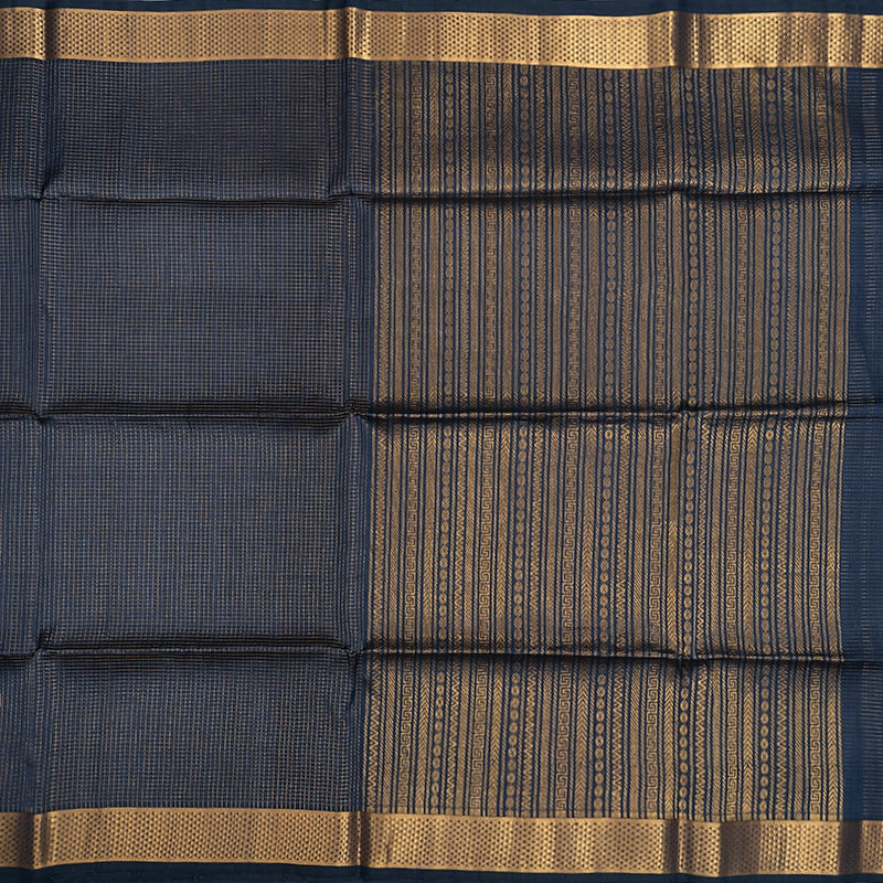 Hayagrivas Grey Kora Silk Cotton Saree SSCBF14D6-13