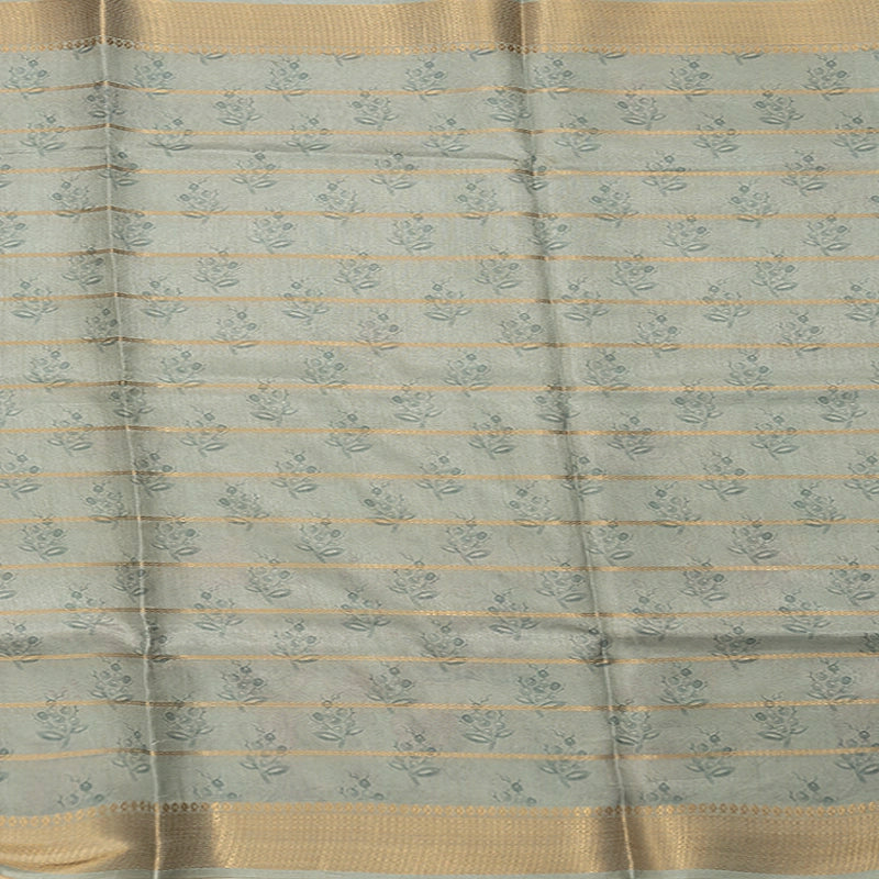 Hayagrivas Powder Blue Fancy Cotton Saree KBE2164A6-5