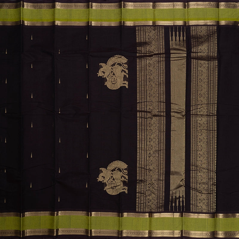 Hayagrivas Nagapazham Handloom Kanchi Cotton Saree SSCBF66E5-10