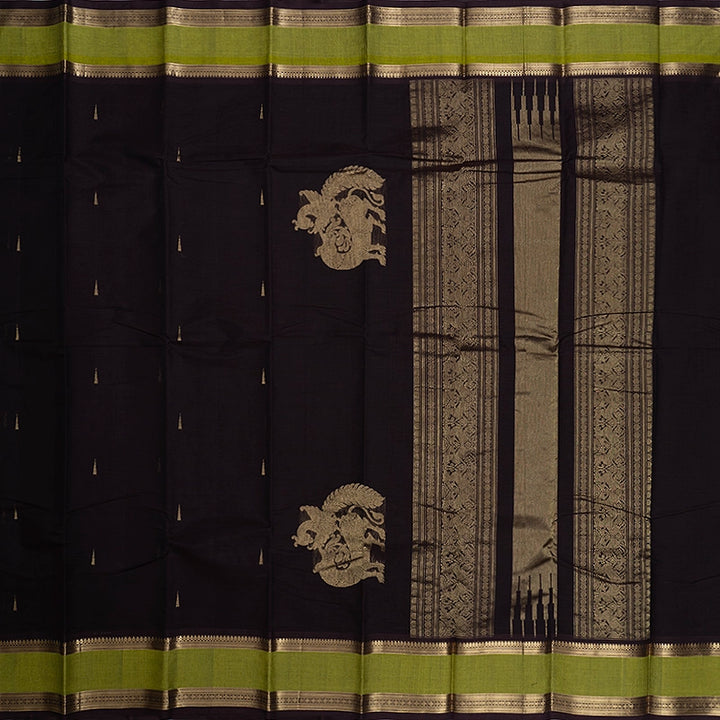 Hayagrivas Nagapazham Handloom Kanchi Cotton Saree SSCBF66E5-10