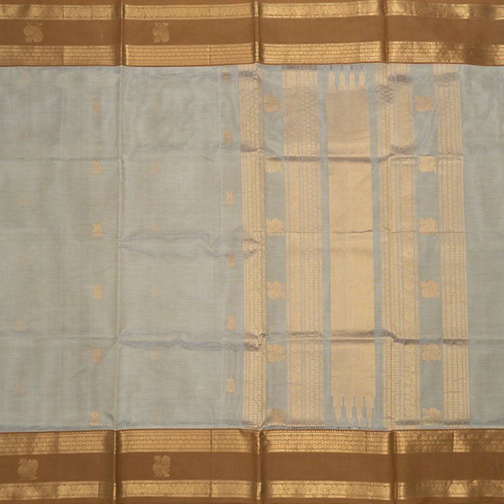 Hayagrivas Beige Kanchi Silk Cotton Saree SSCBF38D6-16