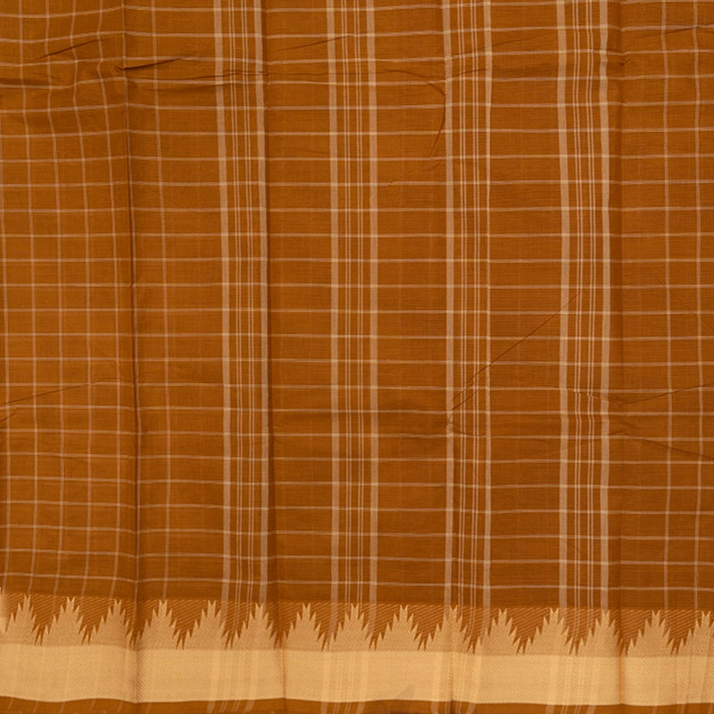 Hayagrivas Mustard Handloom Chettinad Cotton Saree SSCBF134H2-35