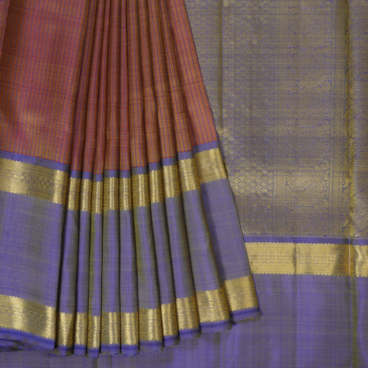 Hayagrivas Handloom Manthalir Kanjivaram Silk Saree with Purple Border BE655-SBS  KBEL655C1-1