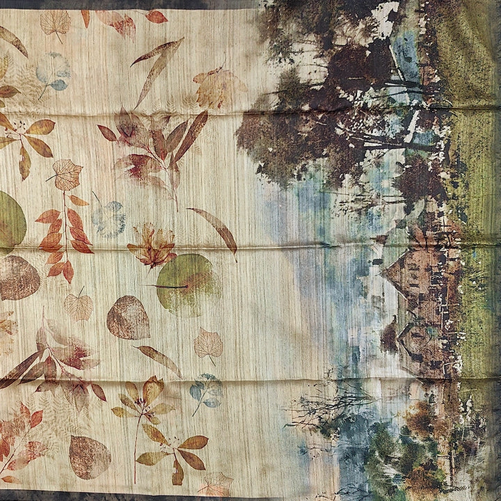 Hayagrivas Cream Fancy Cotton Saree KBE1876L1-11