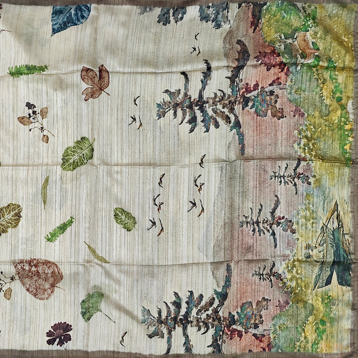 Hayagrivas Cream Fancy Cotton Saree KBE1876L1-14