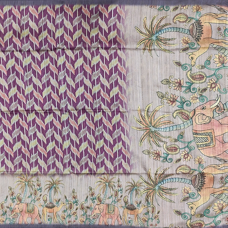 Hayagrivas Purple Fancy Cotton Saree KBE1876L1-24