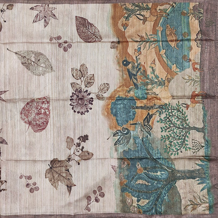 Hayagrivas Beige Fancy Cotton Saree KBE1876L1-25