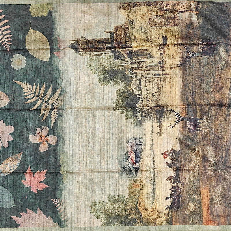 Hayagrivas Green Fancy Cotton Saree KBE1876L1-34