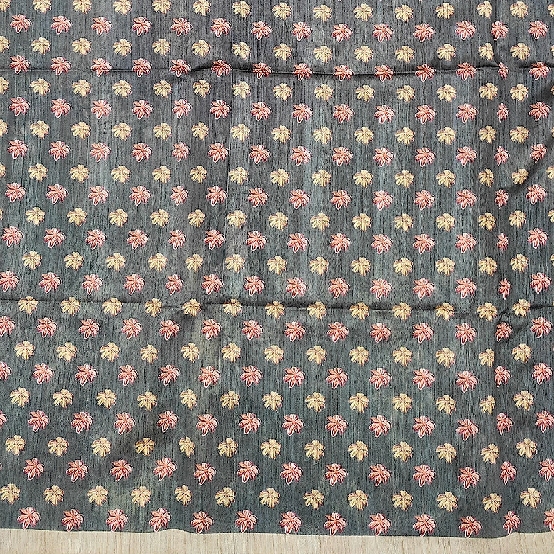 Hayagrivas Black Fancy Cotton Saree KBE1876L1-35