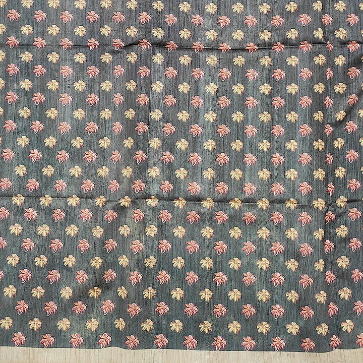 Hayagrivas Black Fancy Cotton Saree KBE1876L1-35