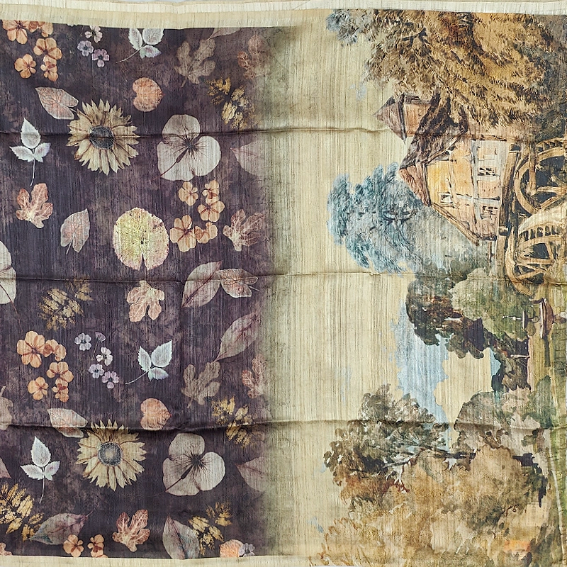 Hayagrivas Deep Purple Fancy Cotton Saree KBE1876L1-37
