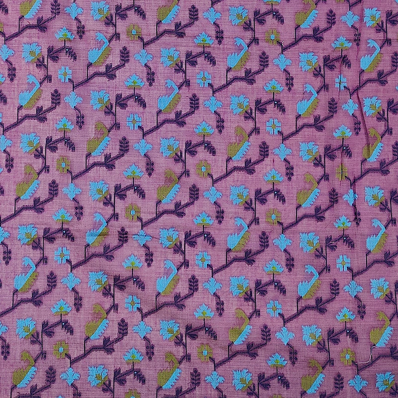 Hayagrivas Lilac Fancy Cotton Saree KBE1877L1-3