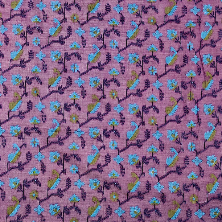 Hayagrivas Lilac Fancy Cotton Saree KBE1877L1-3
