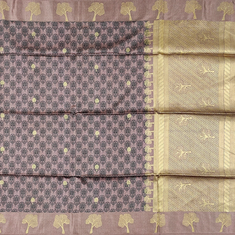 Hayagrivas Mauve-Pink Fancy Cotton Saree KBE1877L4-4