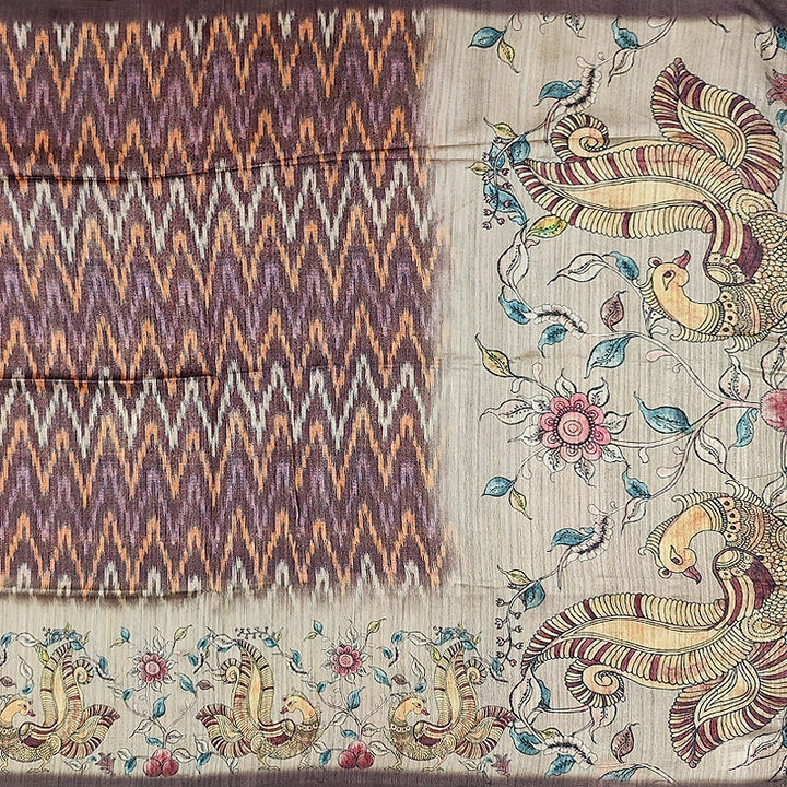 Hayagrivas Purple Fancy Cotton Saree KBE1877L7-11