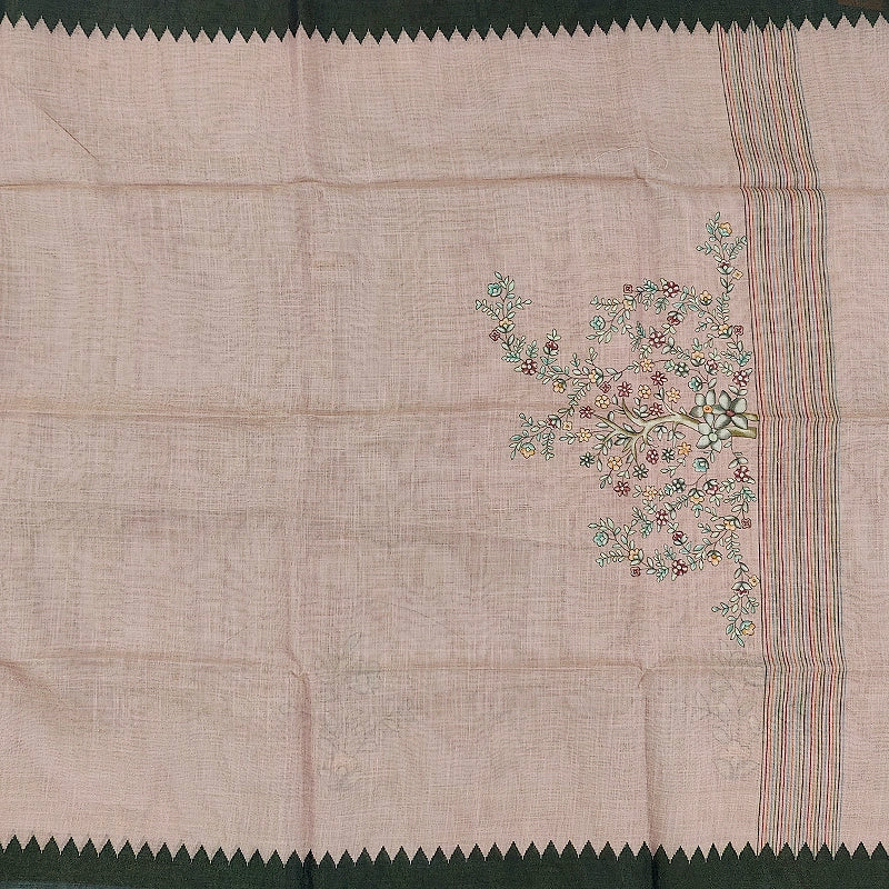 Hayagrivas Peach Fancy Cotton Saree KBE1877L8-2