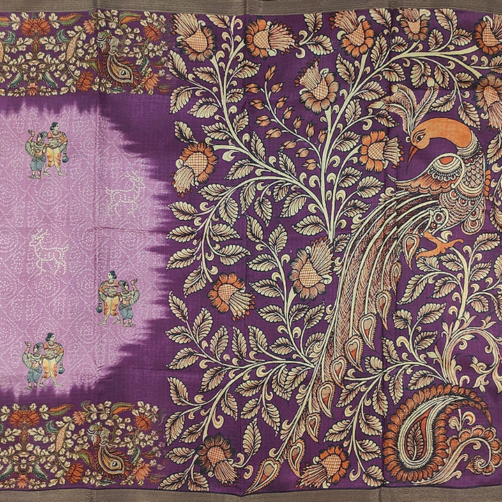 Hayagrivas Lotus Pink Fancy Cotton Saree KBE1878L4-4