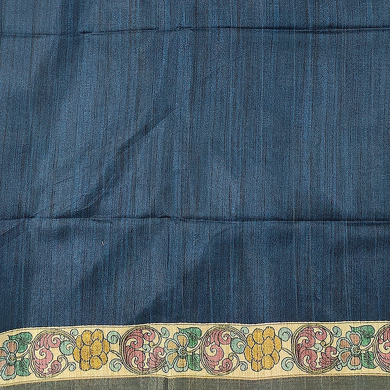 Hayagrivas Navy Blue Fancy Cotton Saree KBE1917L1-22
