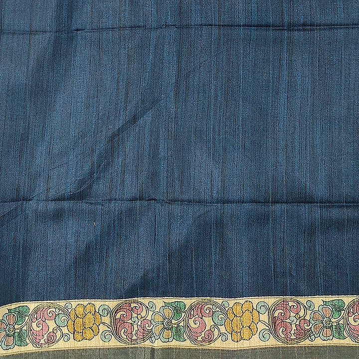 Hayagrivas Navy Blue Fancy Cotton Saree KBE1917L1-22