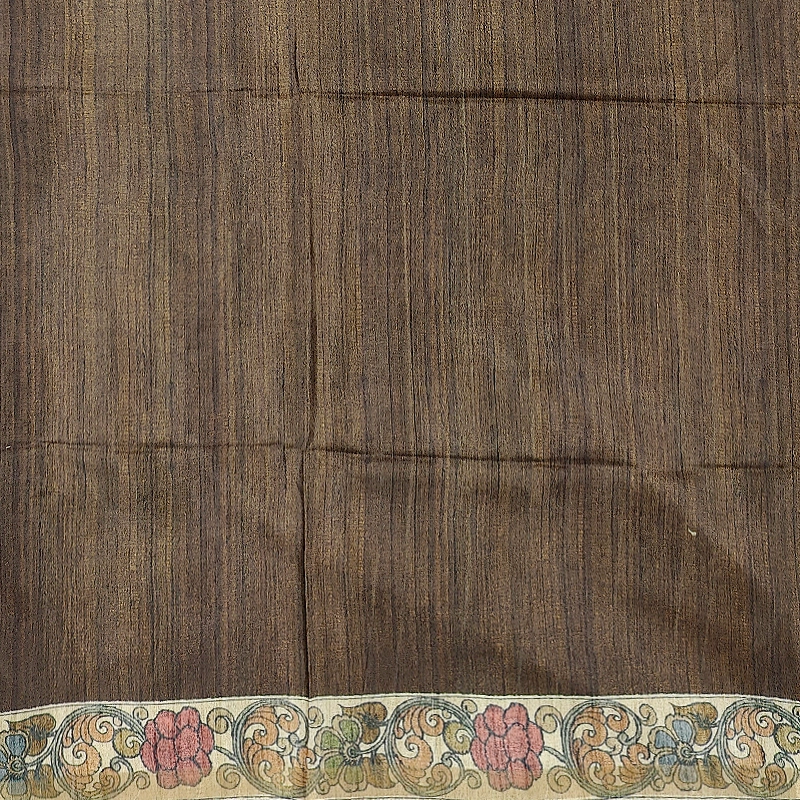 Hayagrivas Brown Fancy Cotton Saree KBE1917L1-66
