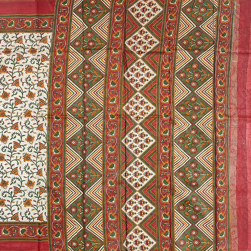 Hayagrivas Off-White Fancy Cotton Saree KBE1919L1-29