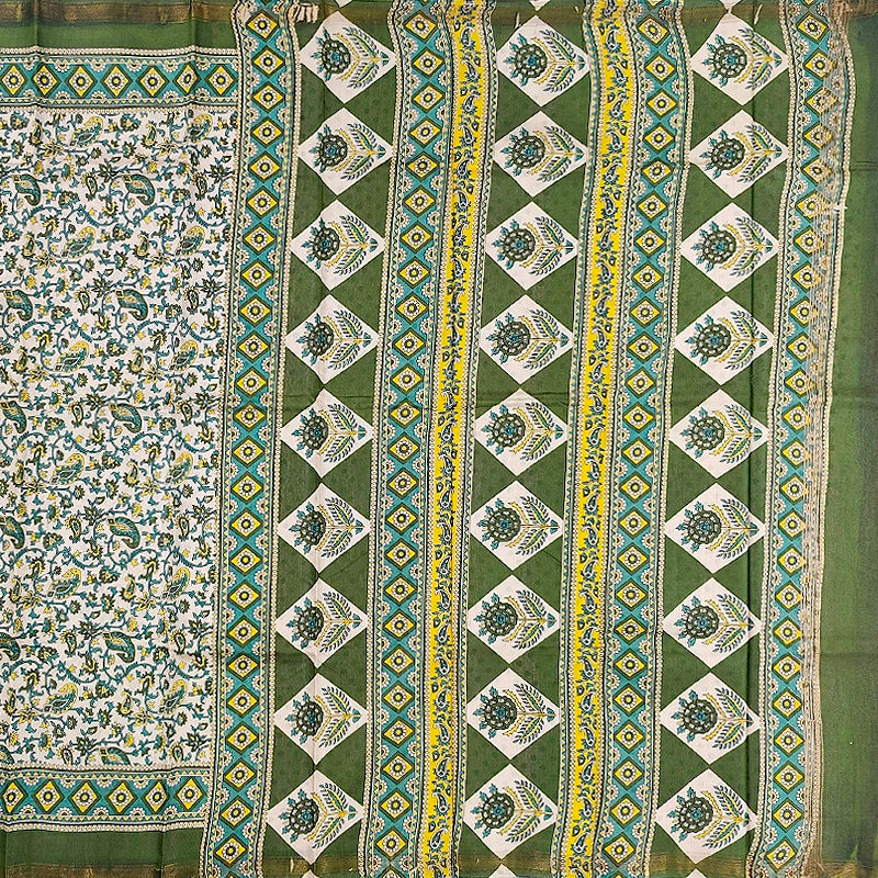 Hayagrivas Off-White Fancy Cotton Saree KBE1919L1-6