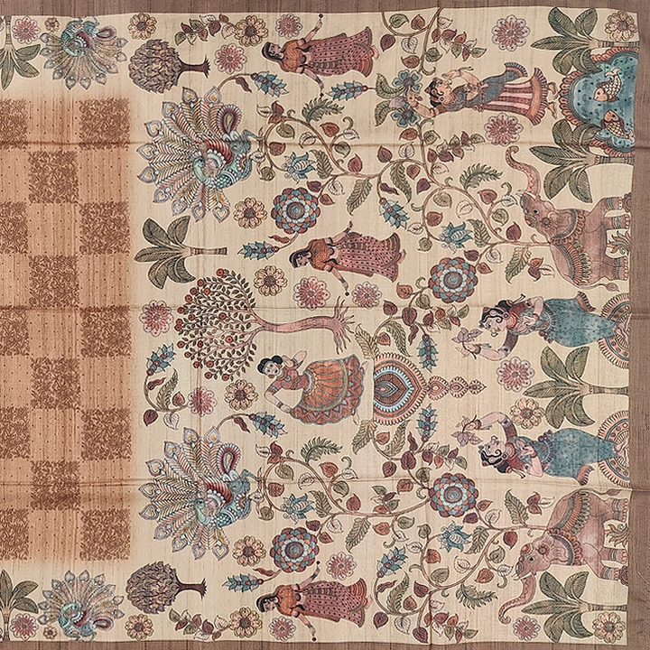 Hayagrivas Brown  Fancy Cotton Saree KBE1920L1-41