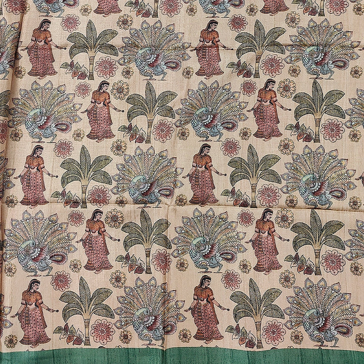 Hayagrivas Green Fancy Cotton Saree KBE1920L1-59
