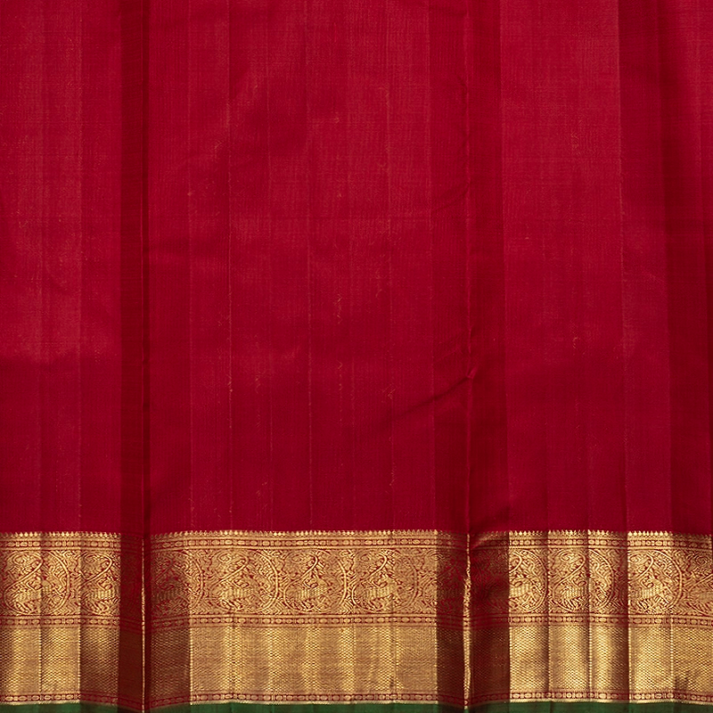 Hayagrivas Handloom Maroon Ten Yards Silk Saree KBFL385J1-1-BF385-SBS