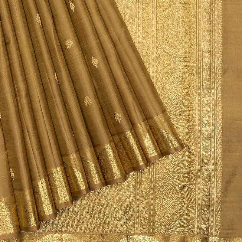 Hayagrivas Handloom Dry Mehandi Green Kanjivaram Silk Saree KBFL386J1-1-BF386-SBS