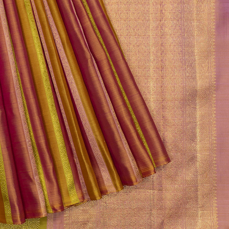 Hayagrivas Handloom Multicolour Stripes Kanjivaram Silk Saree KBFL390J1-1-BF390-SBS