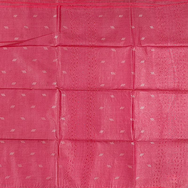 Hayagrivas Tomato Pink Fancy Cotton Saree KSBE144C6-7