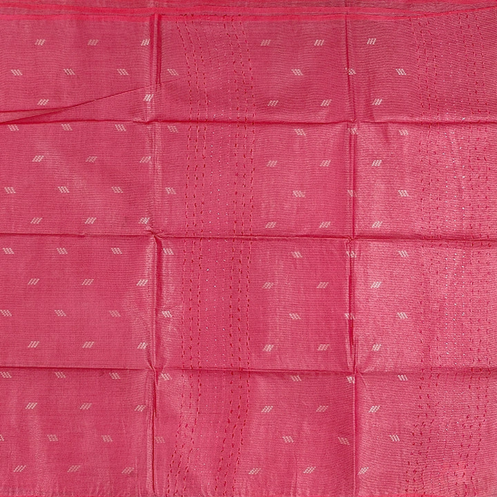 Hayagrivas Tomato Pink Fancy Cotton Saree KSBE144C6-7