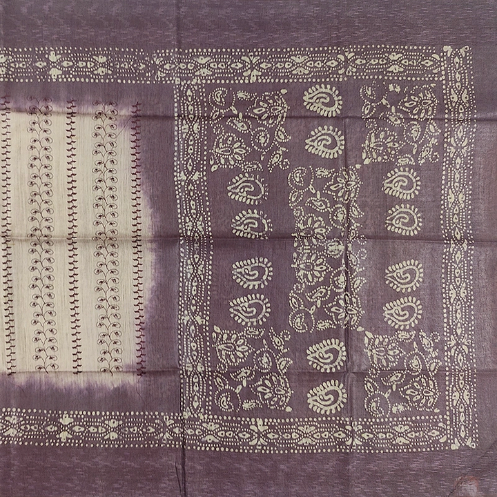 Hayagrivas Half-White Fancy Cotton Saree  KSBE144C8-4