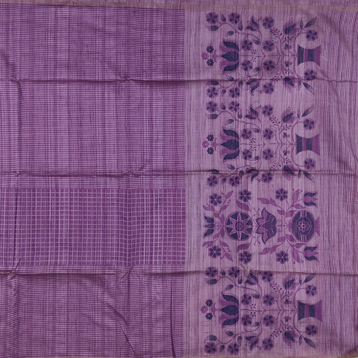 Hayagrivas Mauve Lilac Fancy Cotton Saree SSCBF107G5-1
