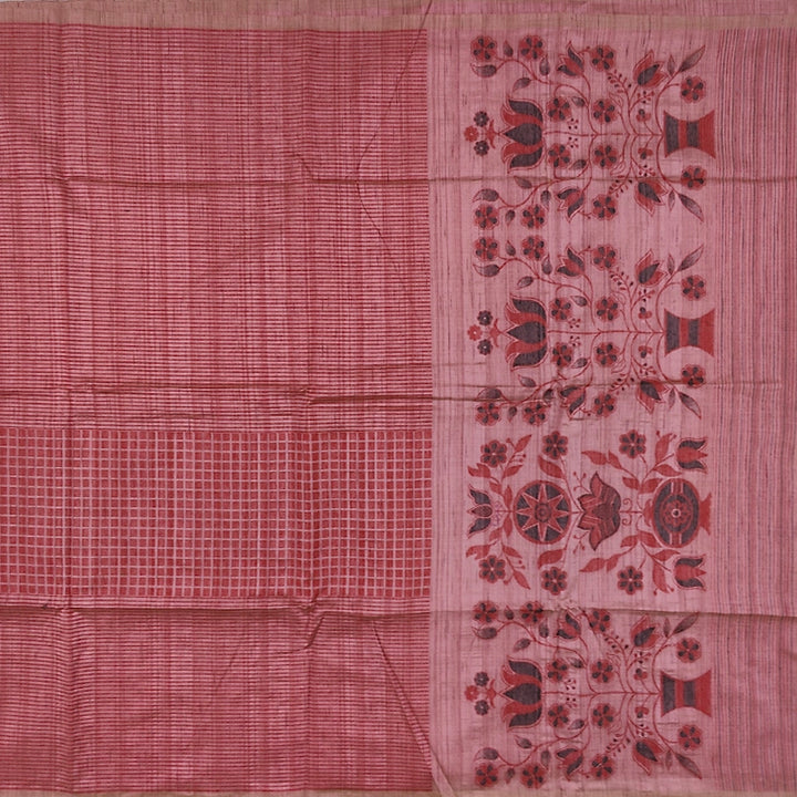 Hayagrivas Dusty Rose Fancy Cotton Saree SSCBF107G5-2