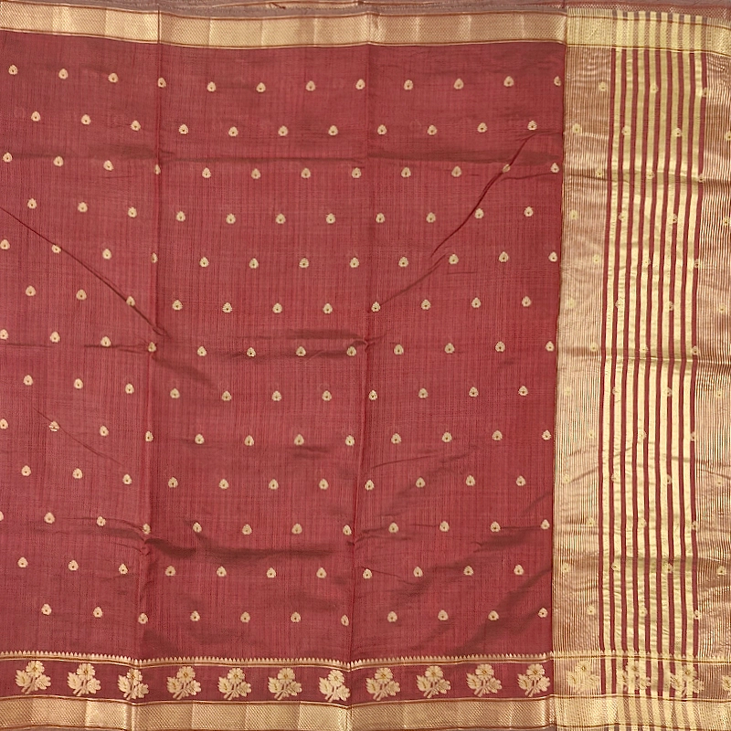 Hayagrivas Maroon Fancy Cotton Saree SSCBF120H1-11