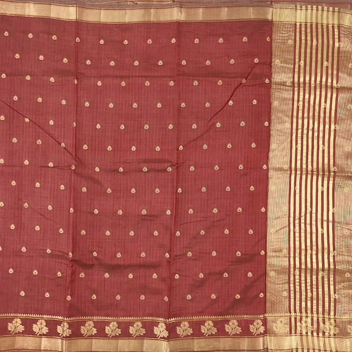 Hayagrivas Maroon Fancy Cotton Saree SSCBF120H1-11