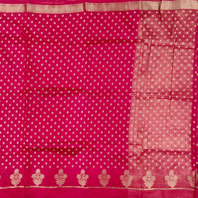 Hayagrivas Pink Fancy Cotton Saree SSCBF120H2-6