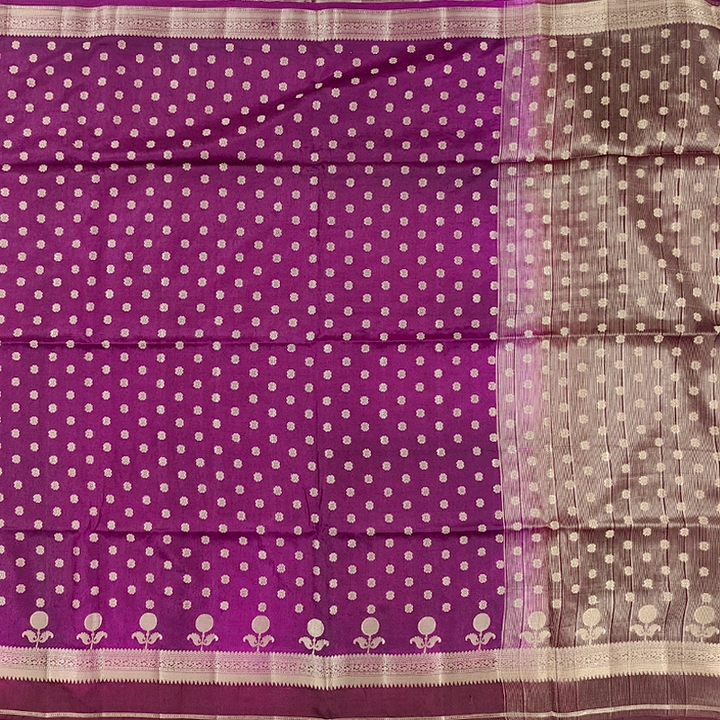 Hayagrivas Plum Purple Fancy Cotton Saree SSCBF120H3-4
