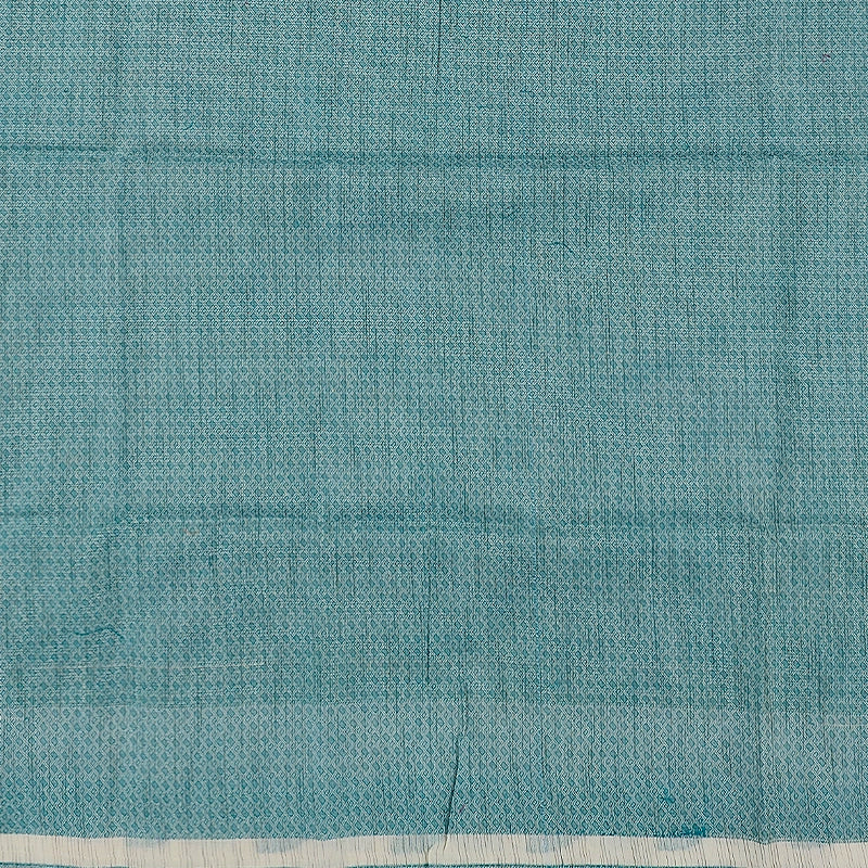 Hayagrivas Half-White Fancy Cotton Saree SSCBF120H5-2
