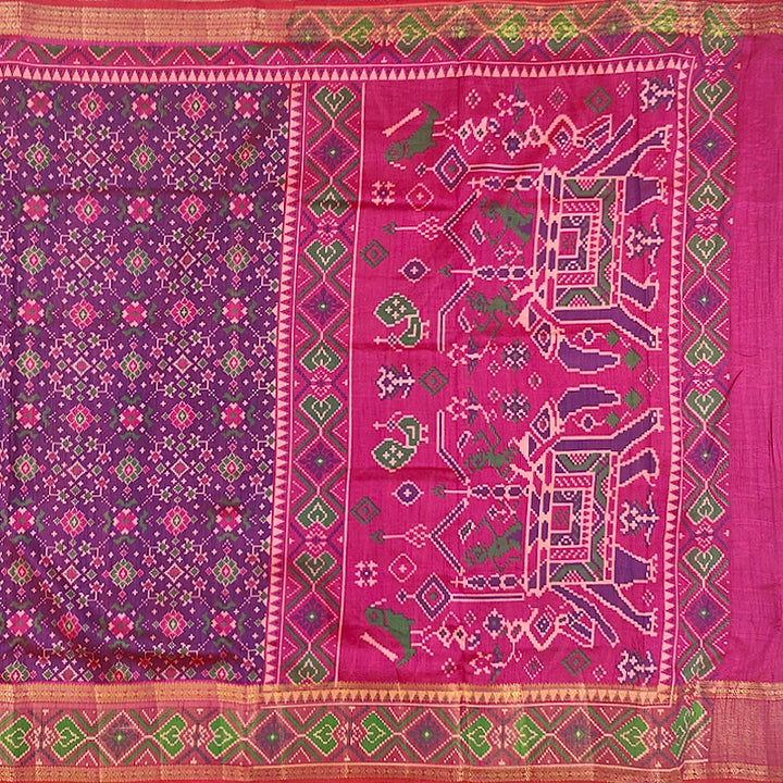 Hayagrivas Purple Fancy Cotton Saree SSCBF120H7-6