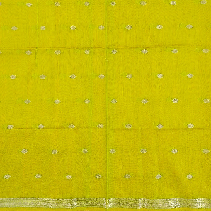 Hayagrivas Yellow Fancy Cotton Saree SSCBF121H4-15
