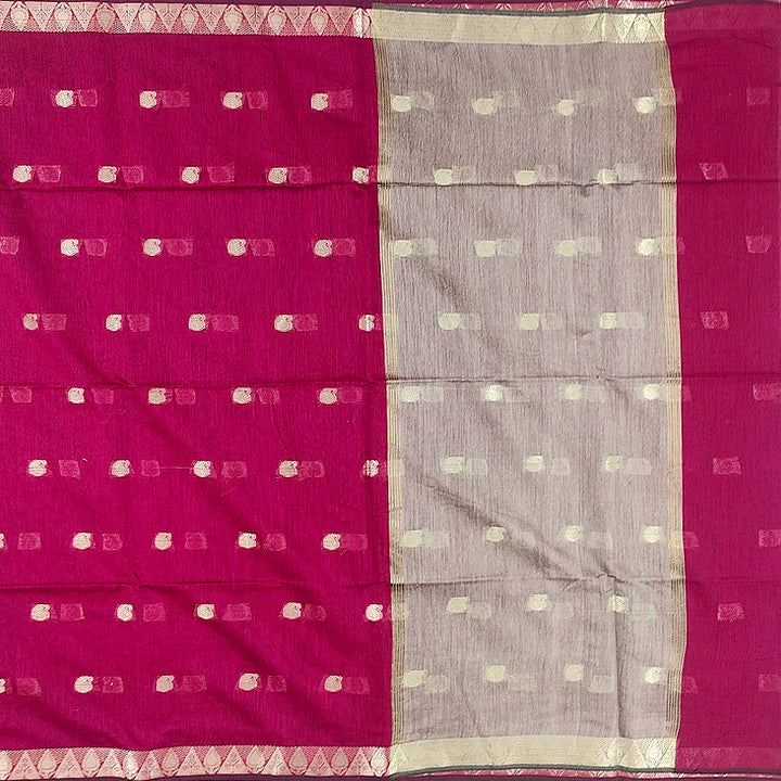 Hayagrivas Pink Fancy Cotton Saree SSCBF121H4-31