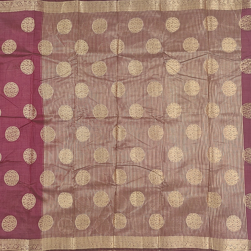 Hayagrivas Maroon Fancy Cotton Saree SSCBF121H7-1