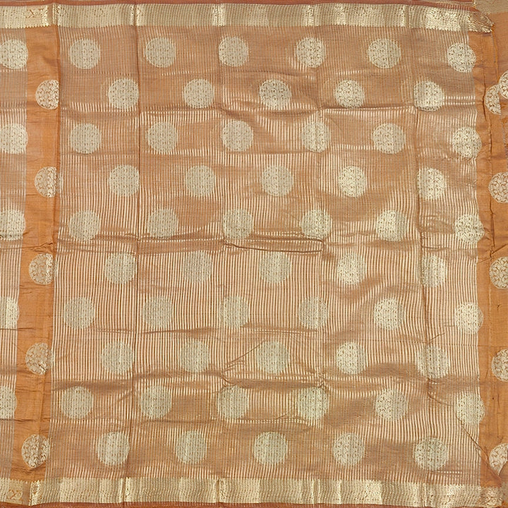 Hayagrivas Mustard-Yellow Fancy Cotton Saree SSCBF121H7-5