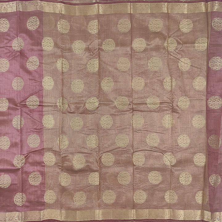 Hayagrivas Dusty Rose Fancy Cotton Saree SSCBF121H7-9