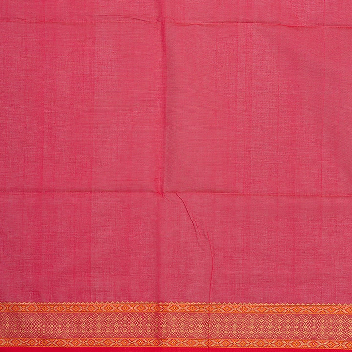Hayagrivas Pink Handloom Kanchi Cotton Saree SSCBF132H1-1