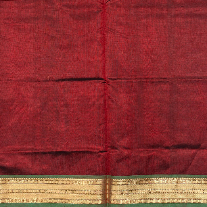 Hayagrivas Maroon Kanchi Silk Cotton Saree SSCBF132H11-1
