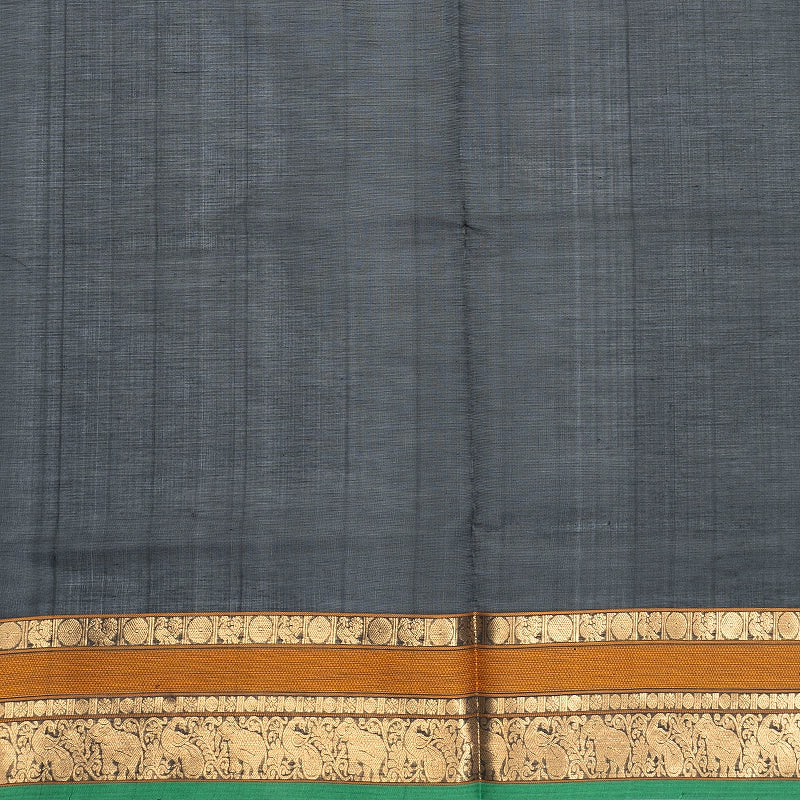 Hayagrivas Black Kanchi Silk Cotton Saree SSCBF132H12-2